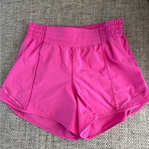 Lululemon Women's sonic Pink hotty hot shorts